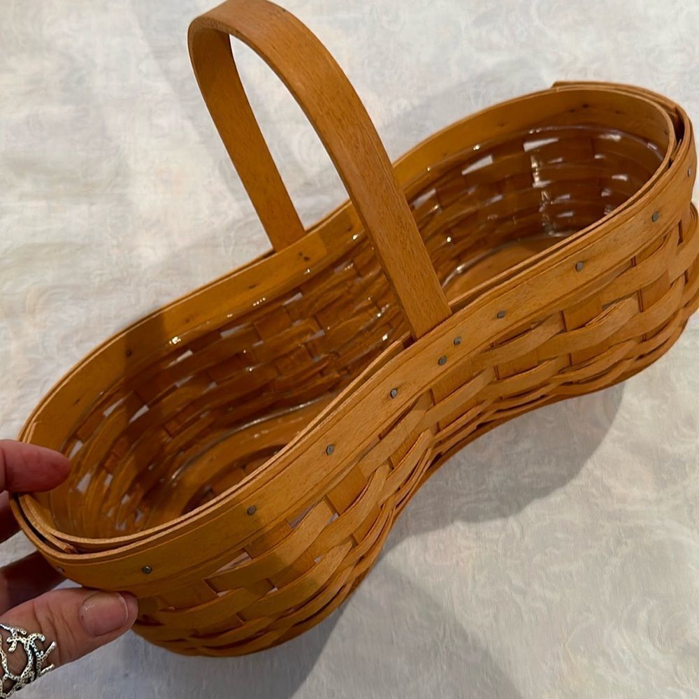 Longaberger Orange Woven Basket
